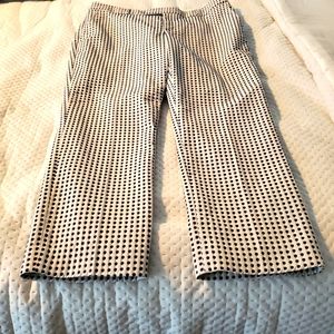 Sz 12 Banana Republic Polka Dot Slacks